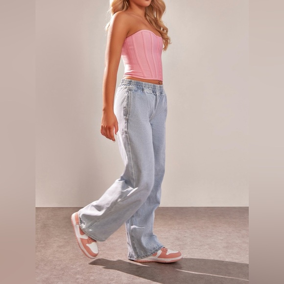 PrettyLittleThing Denim - PLT Light wash jeans